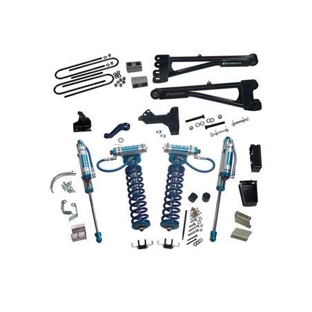 Superlift 11-16 Ford F-250/F-350 SD 4WD 6in Lift Kit w/Repl Radius Arms & King Coilovers Rear Shocks