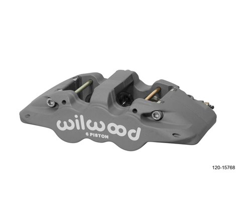 Wilwood Caliper-Aero6-R/H - Type III Ano 1.62/1.12/1.12in Pistons 1.25in Disc