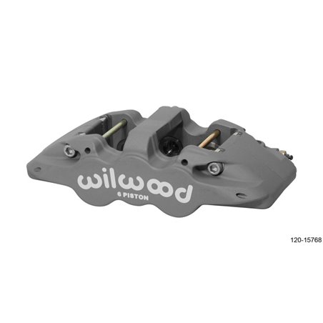 Wilwood Caliper-Aero6-R/H - Type III Ano 1.62/1.12/1.12in Pistons 1.25in Disc