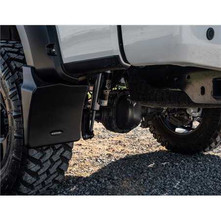 Bushwacker 09-18 Ram 1500 Trail Armor Rear Mud Flaps (Fits Pocket Style Flares)