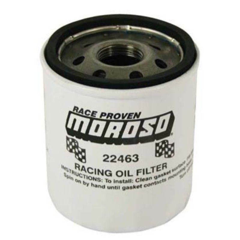 Moroso GM LS/Ford 4.6/5.0/5.4/Import 22mm-1.5 Thread 3-1/2in Tall Oil Filter - Racing