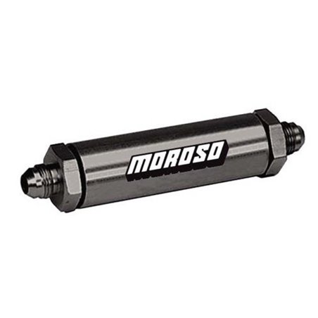 Moroso Oil Filter - In Line Screened -10An - Aluminum