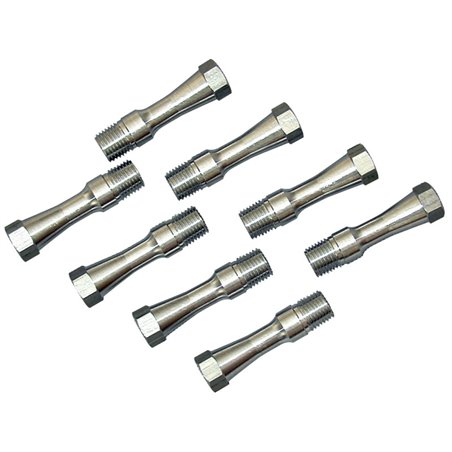 Moroso Lifter Valley Vents - 1/4in NPT w/Hex Head - Aluminum - 8 Pack