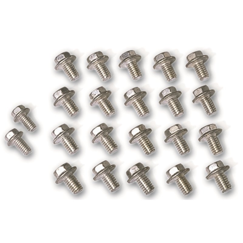 Moroso Chevrolet Small Block/Oldsmobile (w/Multi-Piece Gaskets) Oil Pan Bolts - Set of 18