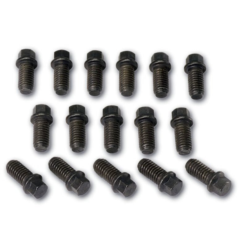 Moroso Header Bolts - 3/8in-16 - Steel - 16 Pack