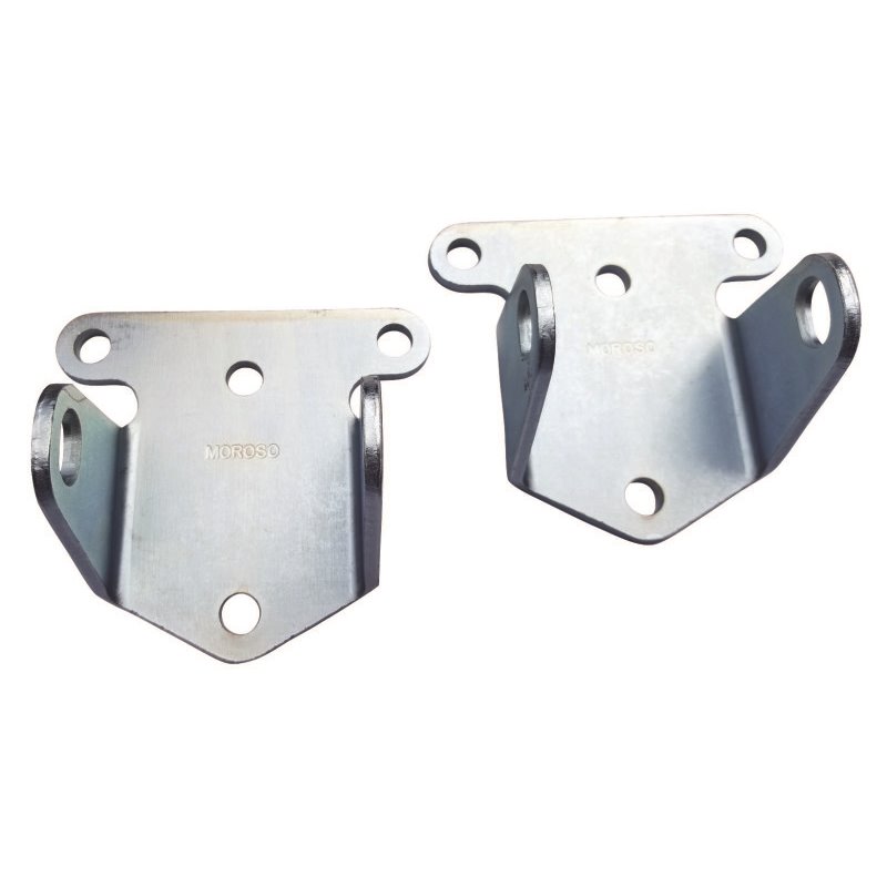 Moroso Chevrolet Big Block/Small Block Motor Mounts - 1-3/4in x 2-5/8in x 3/16in - Steel - 2 Pack