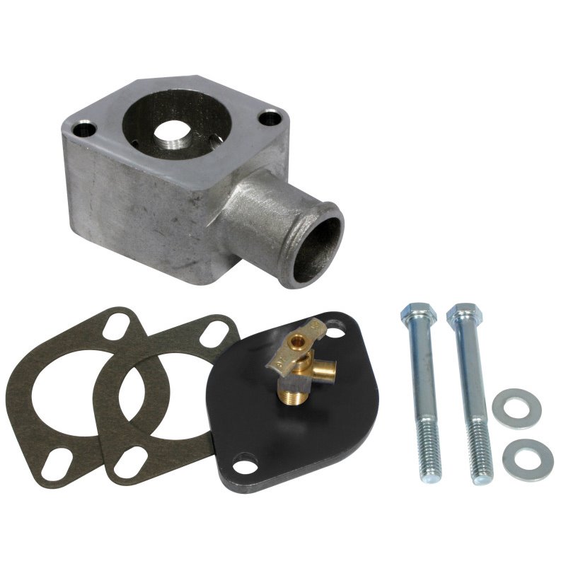 Moroso Chevrolet Waterneck Bleeder Kit - Cast Aluminum