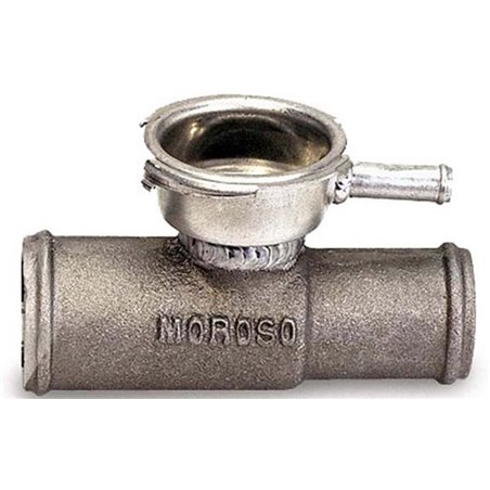 Moroso Radiator Hose Filler - 1-1/4in Hose to 1-1/4in Hoise - Cast Aluminum