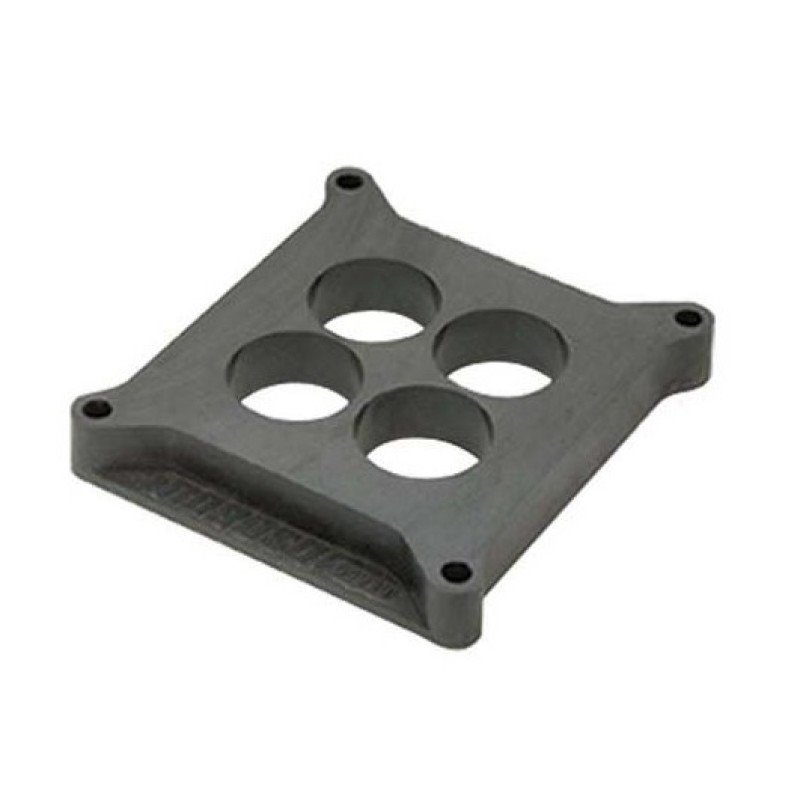 Moroso 4150/4160 Carburetor Spacer - 4 Hole Plenum - 1in - Plastic