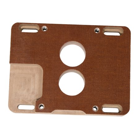 Moroso 2BBL to 4BBL Holley Carburetor Adapter - 1in - Phenolic