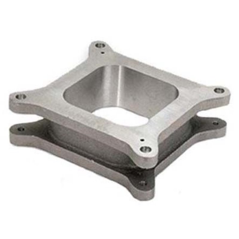 Moroso 4150/4160 Carburetor Spacer - Open Plenum - 2in - Cast Aluminum