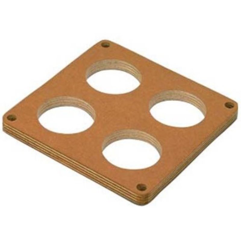 Moroso 4500 Carburetor Spacer - 4 Hole Plenum - 1/2in - Wood