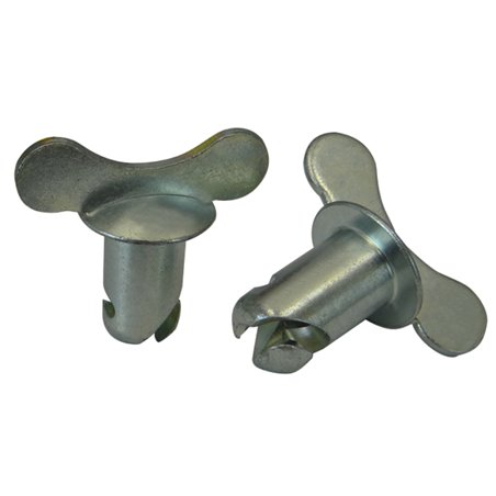 Moroso Quick Fastener - Butterfly Head - 7/16in x.550in - Steel - 10 Pack