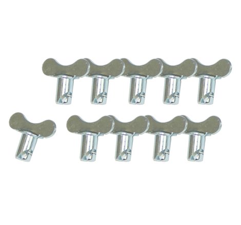 Moroso Quick Fastener - Butterfly Head - 5/16in x .400in - Steel - 10 Pack