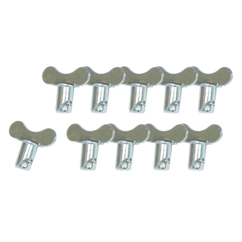 Moroso Quick Fastener - Butterfly Head - 5/16in x .400in - Steel - 10 Pack