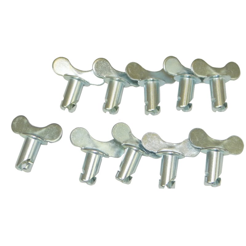 Moroso Quick Fastener - Butterfly Head - 5/16in x .500in - Steel - 10 Pack