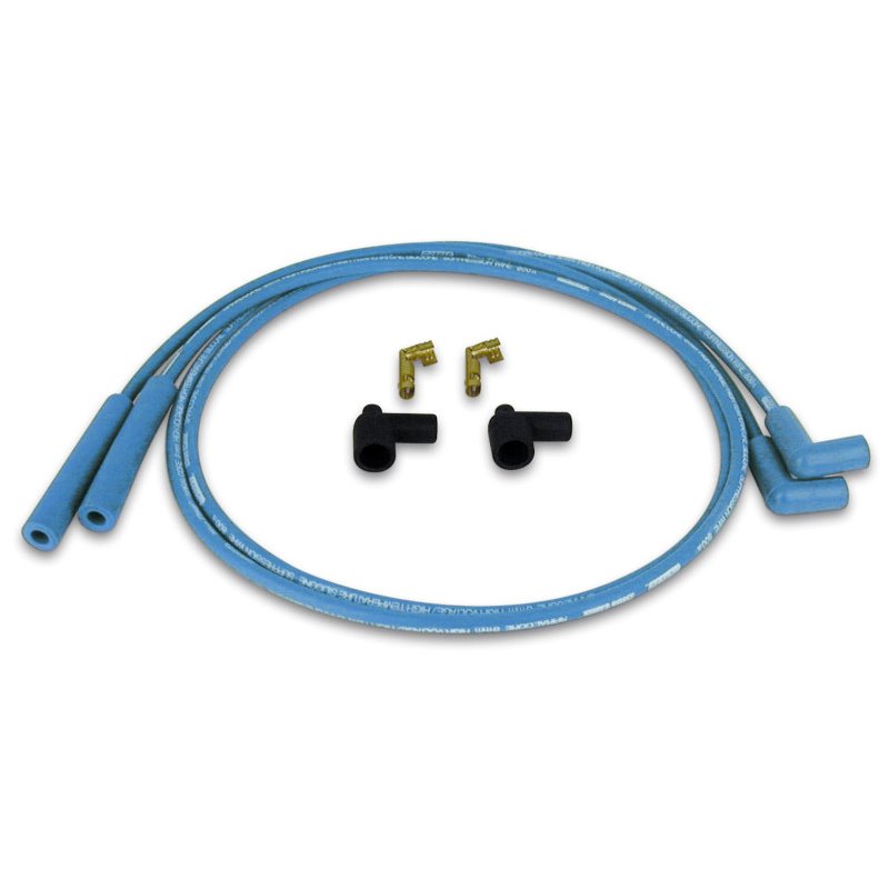 Moroso Custom Ignition Wire Set - Blue Max - Spiral Core - 90 Degree - 2 Piece