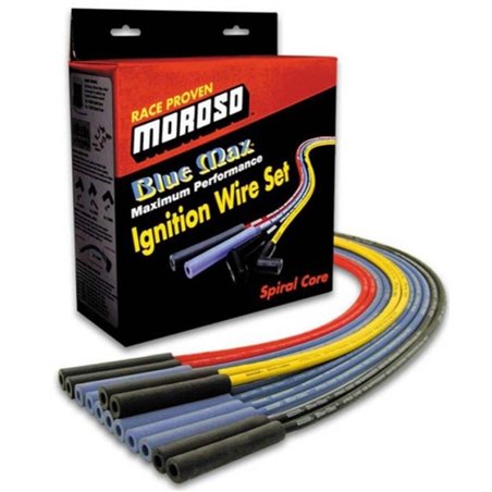 Moroso Custom Ignition Wire Set - Blue Max - Spiral Core