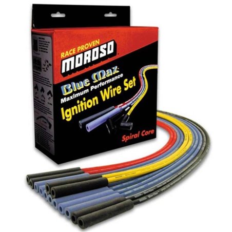 Moroso Custom Ignition Wire Set - Blue Max - Spiral Core