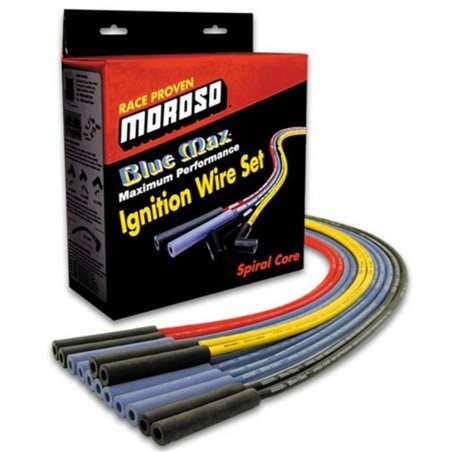 Moroso Custom Ignition Wire Set - Blue Max - Spiral Core