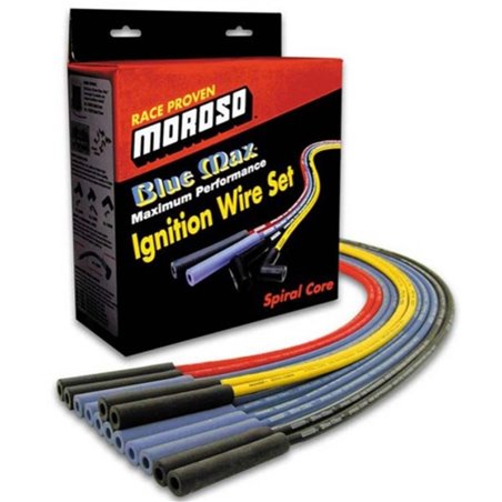 Moroso Custom Ignition Wire Set - Blue Max - Spiral Core