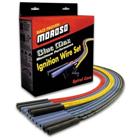 Moroso Custom Ignition Wire Set - Blue Max - Spiral Core