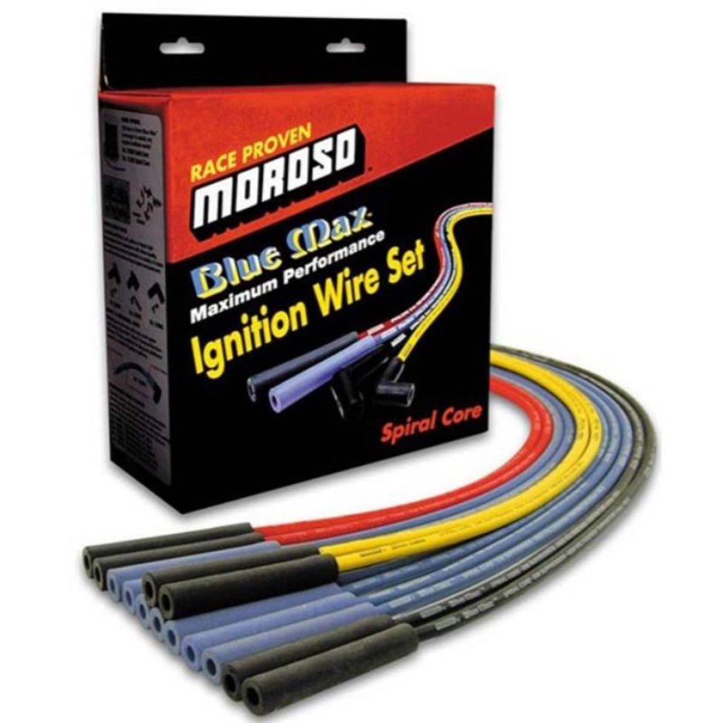 Moroso Custom Ignition Wire Set - Blue Max - Spiral Core