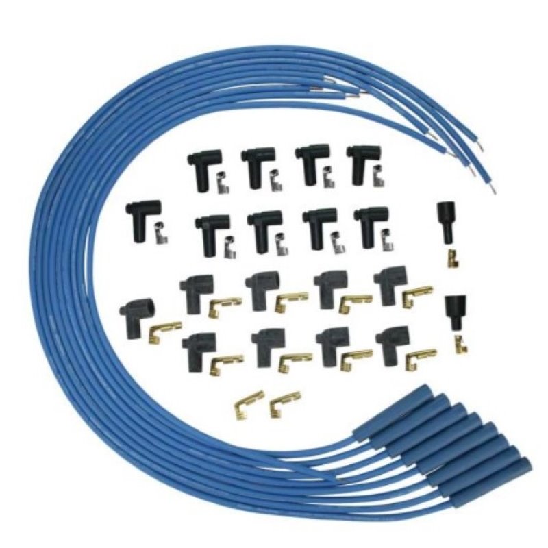 Moroso Universal Ignition Wire Set - Blue Max - Solid Core - Straight - 36in