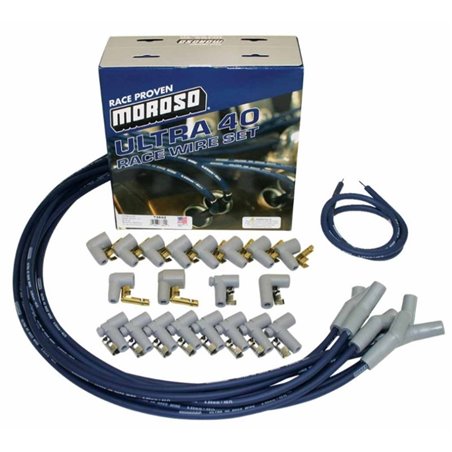 Moroso Universal Ignition Wire Set - Ultra 40 - 135 Degree - Blue