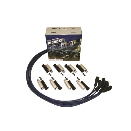 Moroso GM LS Ignition Wire Set - Ultra 40 - Unsleeved - Coil-On - Blue