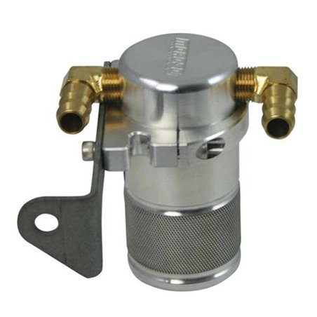 Moroso Chrysler 5.7L (w/Aftermarket Intake) Air/Oil Separator Catch Can - Billet Aluminum