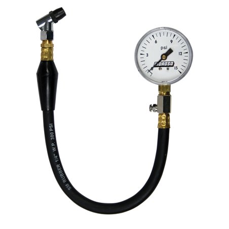 Moroso Tire Pressure Gauge 0-15psi - 2-5/8in Display - 2 Percent Accuracy