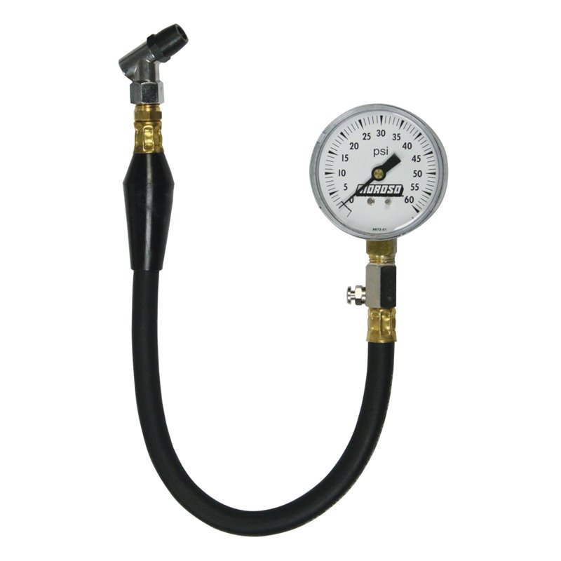 Moroso Tire Pressure Gauge 0-60psi - 2-5/8in Display - 2 Percent Accuracy