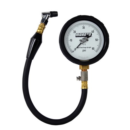 Moroso Tire Pressure Gauge 0-60psi - 4in Display - 1/2 Percent Accuracy