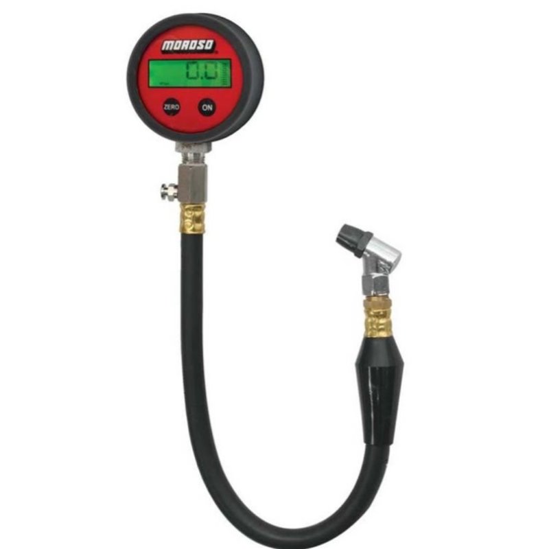 Moroso Tire Pressure Gauge 0-15psi - Digital Backlit