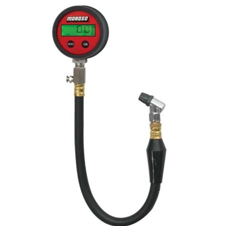 Moroso Tire Pressure Gauge 0-15psi - Digital Backlit