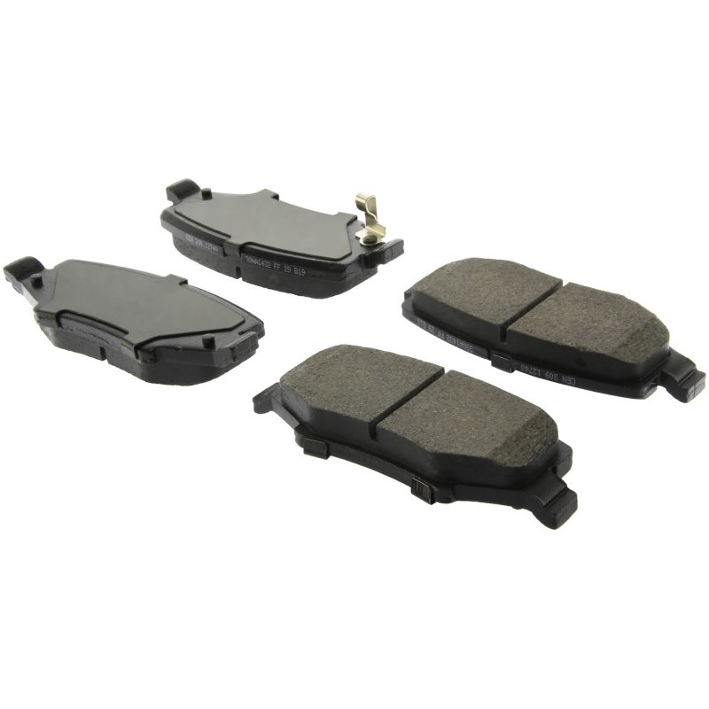 StopTech 07-18 Jeep Wrangler Sport Brake Pads w/Shims and Hardware - Rear