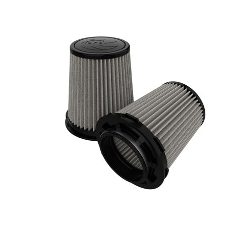 aFe MagnumFLOW Pro Dry S Air Filter 4in F x 6in B MT2 x 4-3/4 T x 7in H (Inverted)