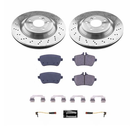 Power Stop 15-16 Mercedes-Benz SL400 Rear Autospecialty Brake Kit