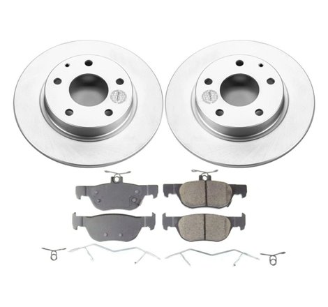 Power Stop 2019 Mazda 3 Rear Z17 Evolution Geomet Coated Brake Kit