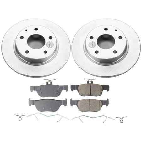 Power Stop 2019 Mazda 3 Rear Z17 Evolution Geomet Coated Brake Kit