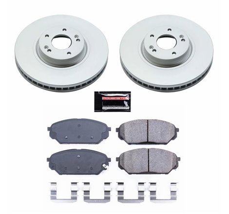 Power Stop 07-12 Hyundai Veracruz Front Z17 Evolution Geomet Coated Brake Kit