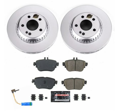 Power Stop 17-19 Mercedes-Benz E300 Rear Z23 Evolution Sport Coated Brake Kit