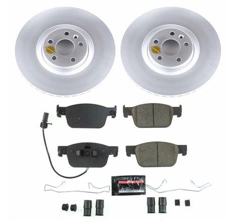 Power Stop 17-19 Audi A4 Front Z23 Evolution Sport Coated Brake Kit