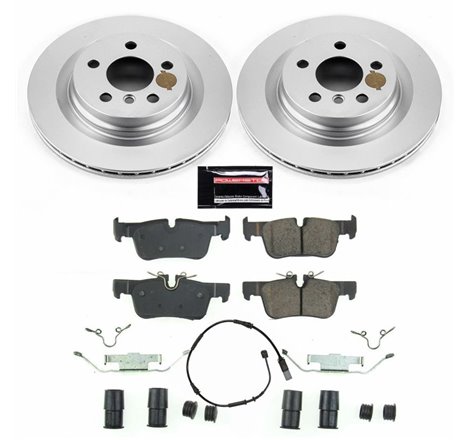 Power Stop 16-19 BMW X1 Rear Z23 Evolution Sport Coated Brake Kit