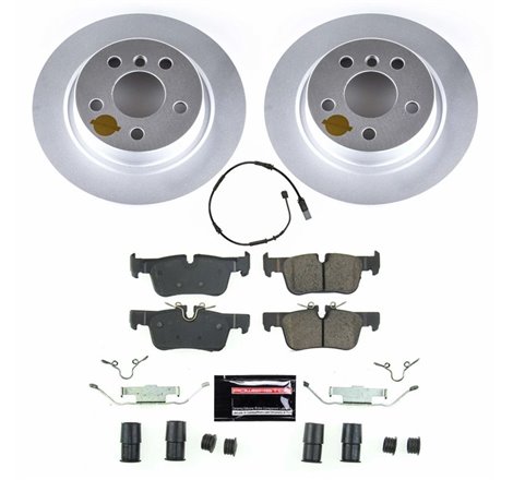 Power Stop 16-19 Mini Cooper Clubman Rear Z23 Evolution Sport Coated Brake Kit