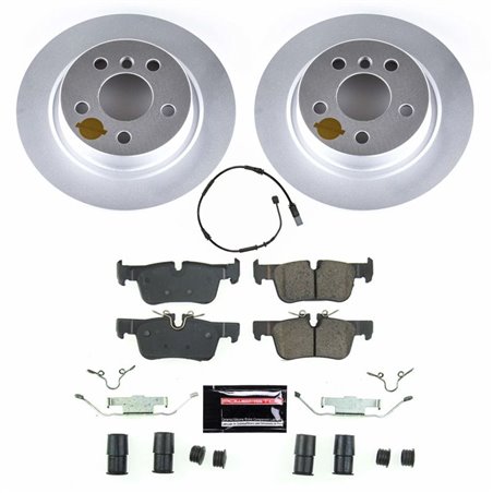 Power Stop 16-19 Mini Cooper Clubman Rear Z23 Evolution Sport Coated Brake Kit