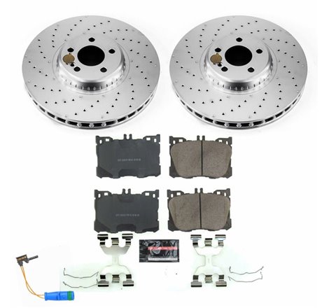 Power Stop 2018 Mercedes-Benz C43 AMG Front Z23 Evolution Sport Coated Brake Kit