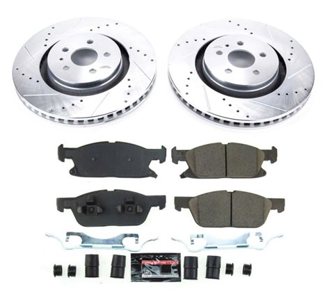 Power Stop 2019 Ford Edge Front Z23 Evolution Sport Brake Kit