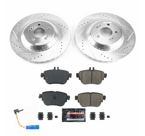 Power Stop 17-18 Mercedes-Benz E300 Rear Z23 Evolution Sport Brake Kit